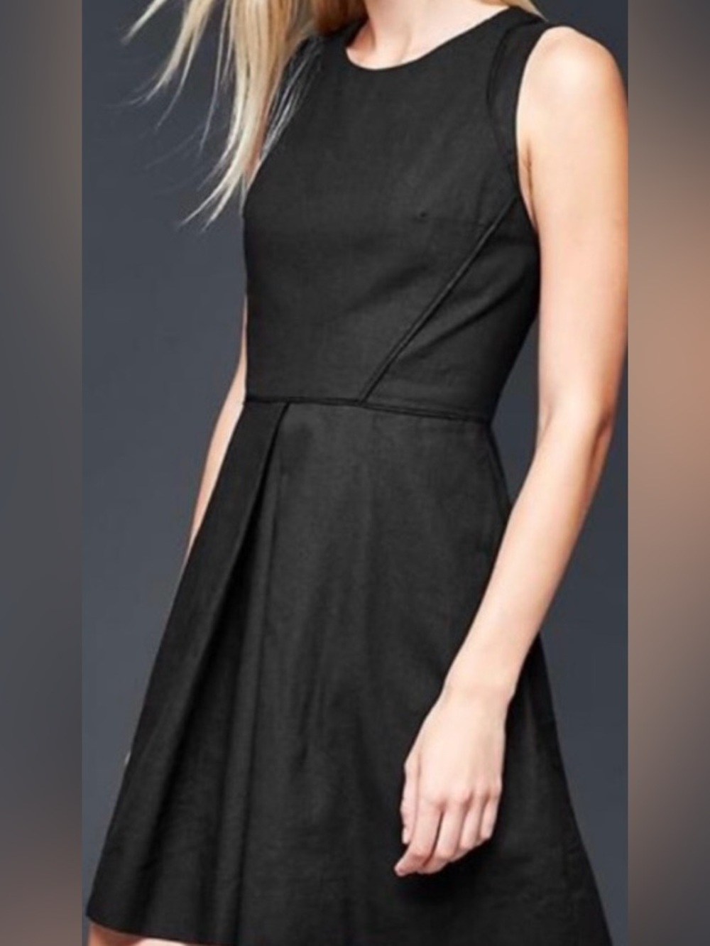 GAP Black Sleeveless Mini Dress